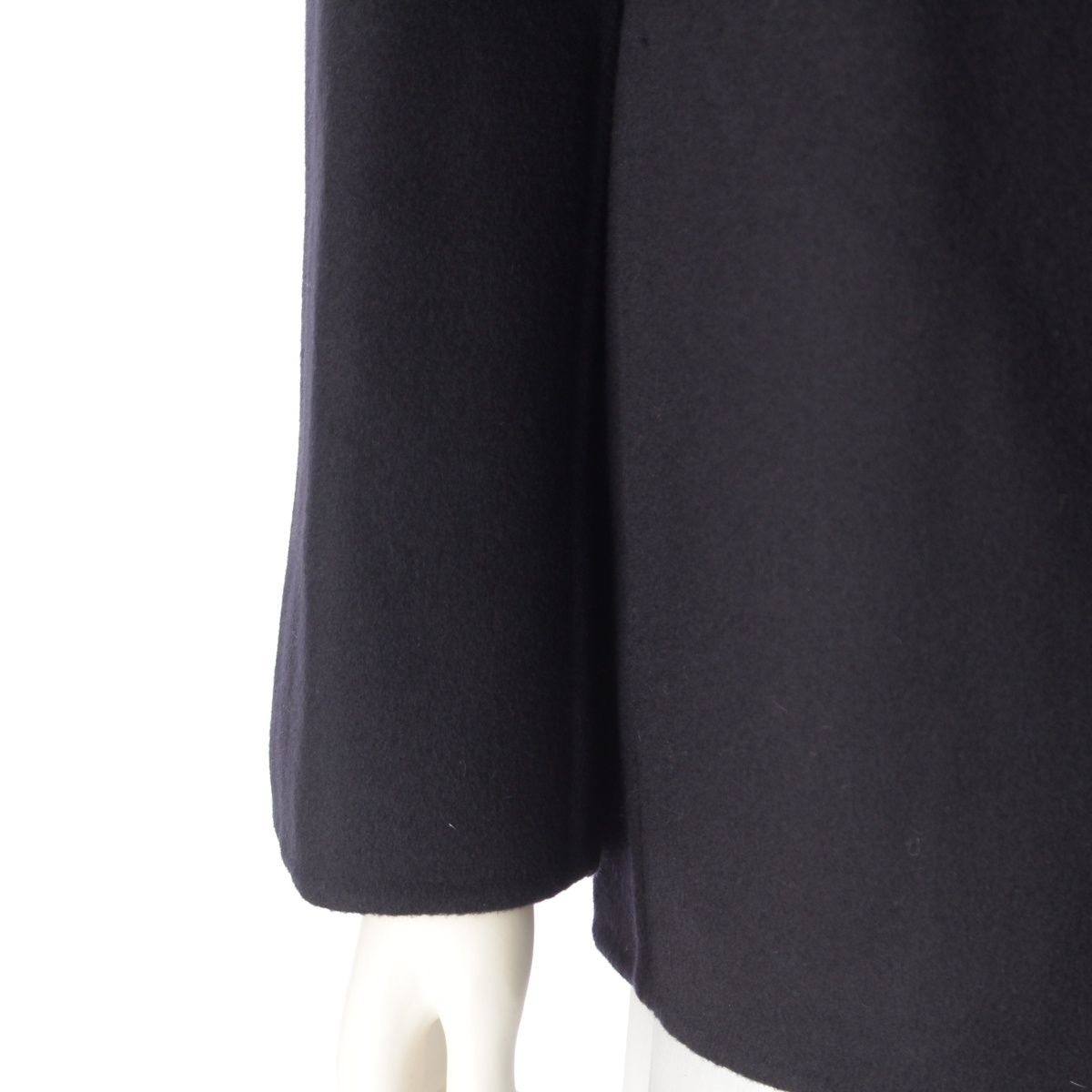 ドゥロワー ウール ケヌキ ビッグカラー ショート コート ジャケット