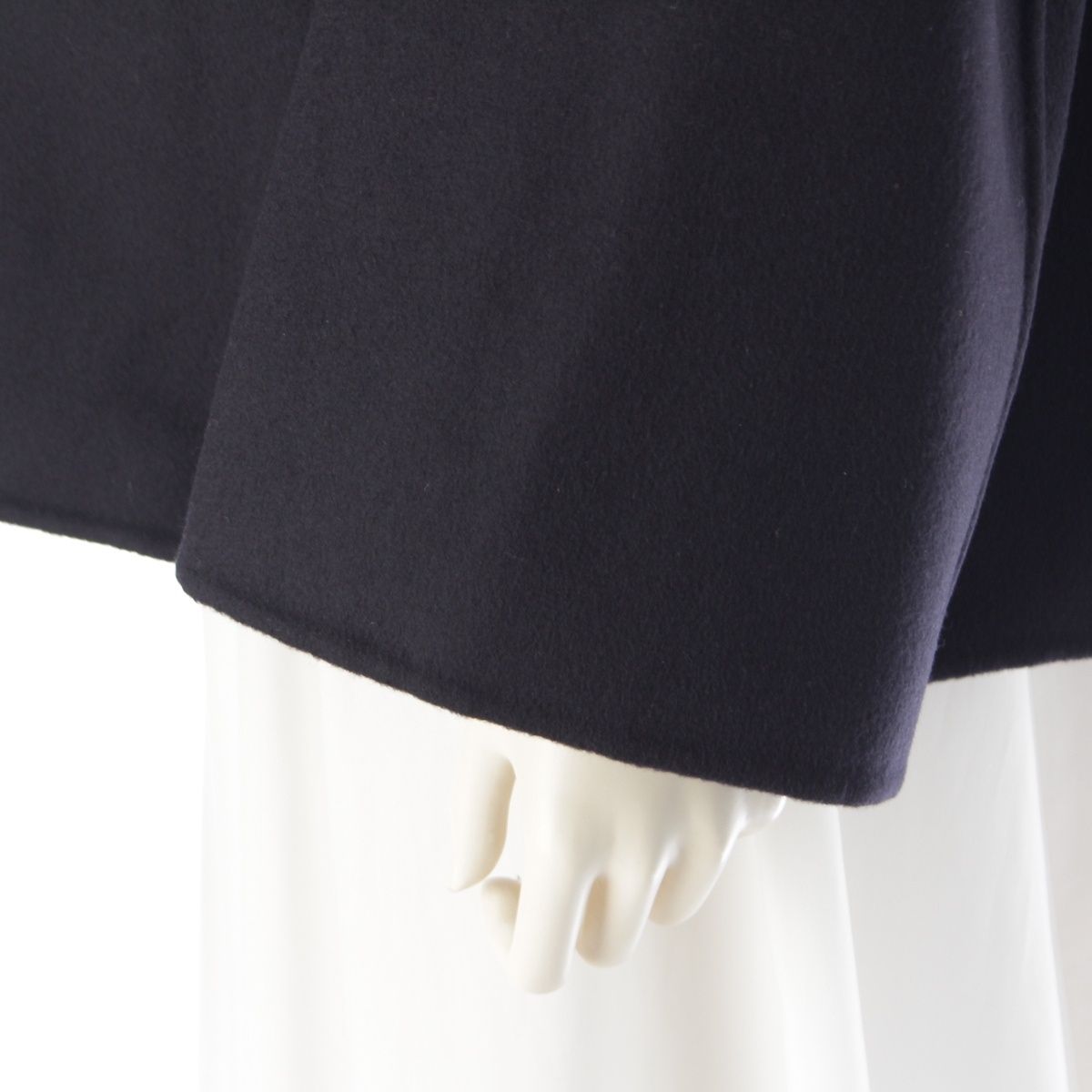 ドゥロワー ウール ケヌキ ビッグカラー ショート コート ジャケット