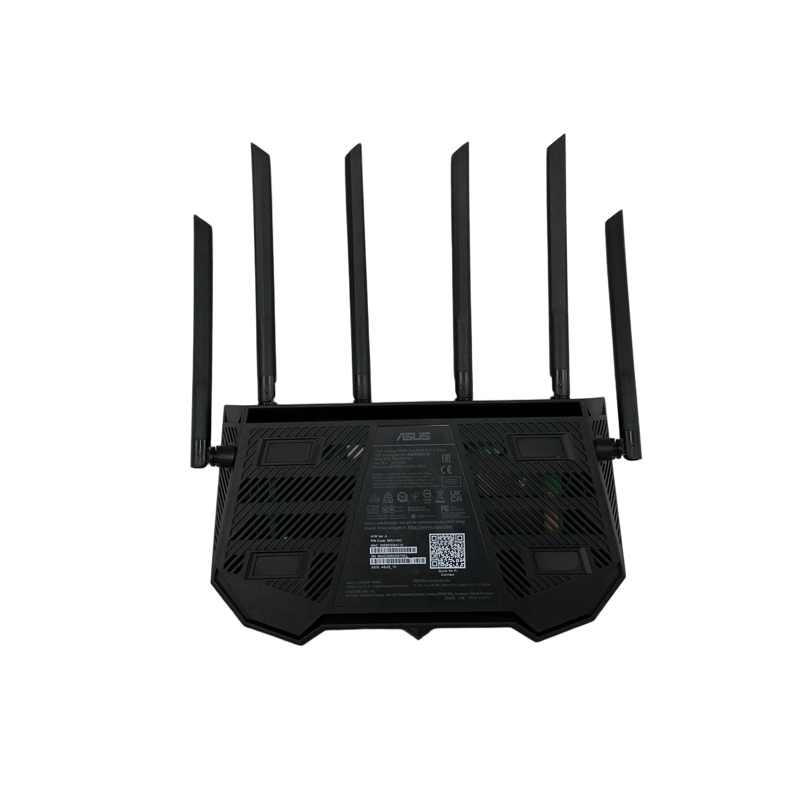 ASUS TUF Gaming AX5400 デュアルバンド Wi-Fi6 無線 ルーター PC周辺