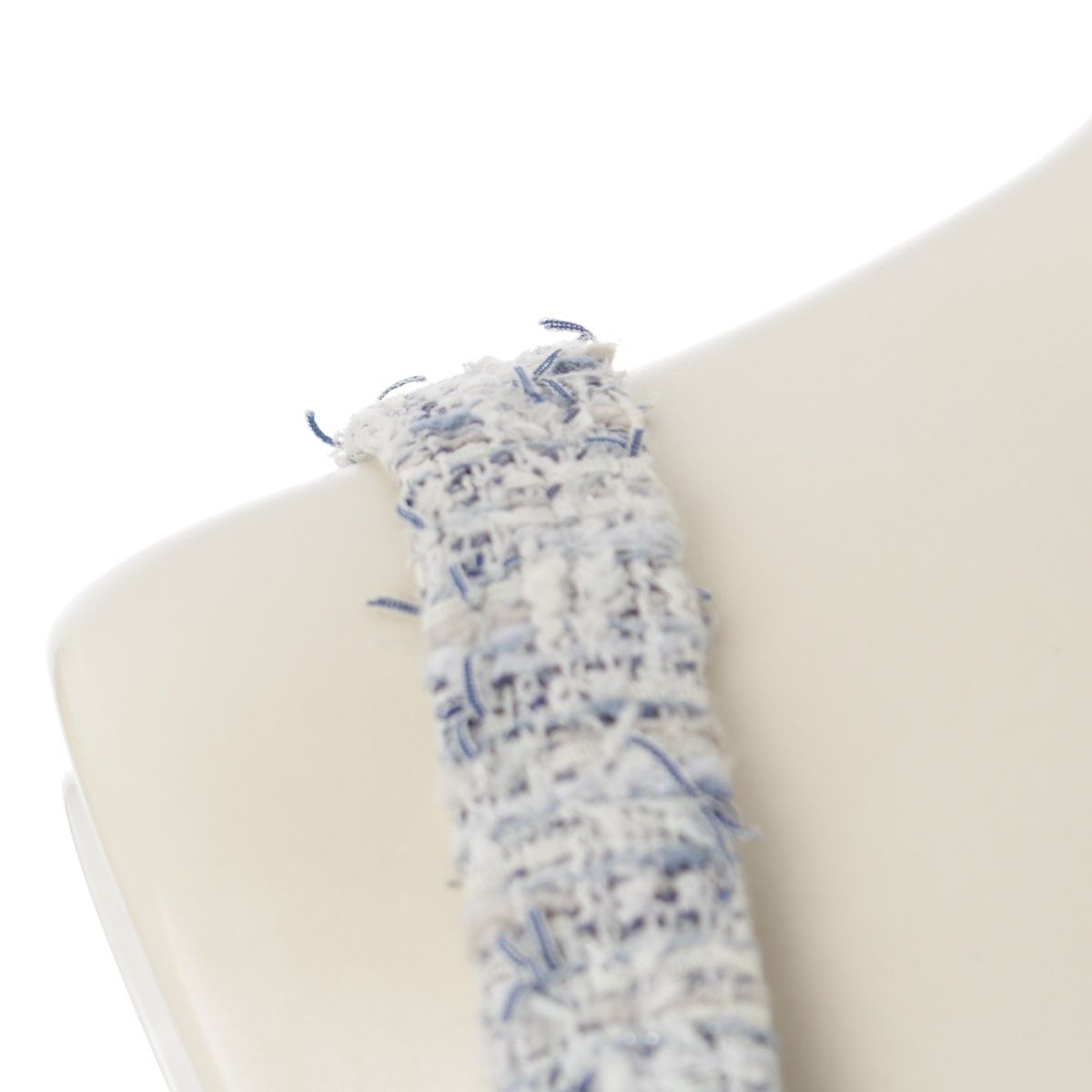 シャネル サークルカットアウト ラインストーン ツイード ミニ  