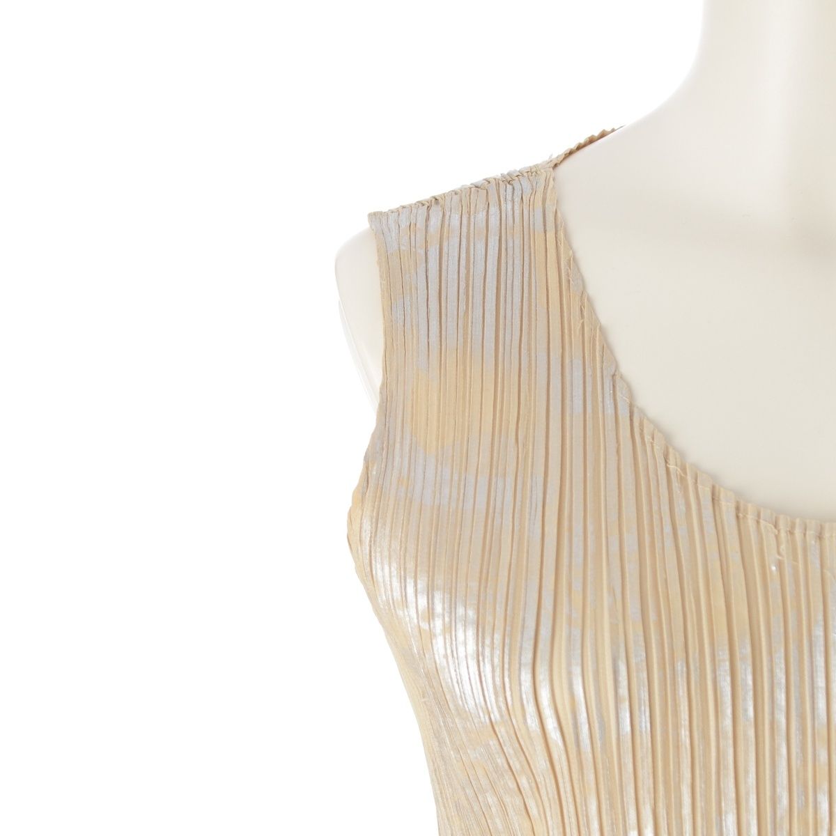 ☆試着のみ プリーツプリーズ/イッセイミヤケ ジャケット ベージュ M ☆試着のみ プリーツプリーズ/イッセイミヤケ ジャケット ベージュ M