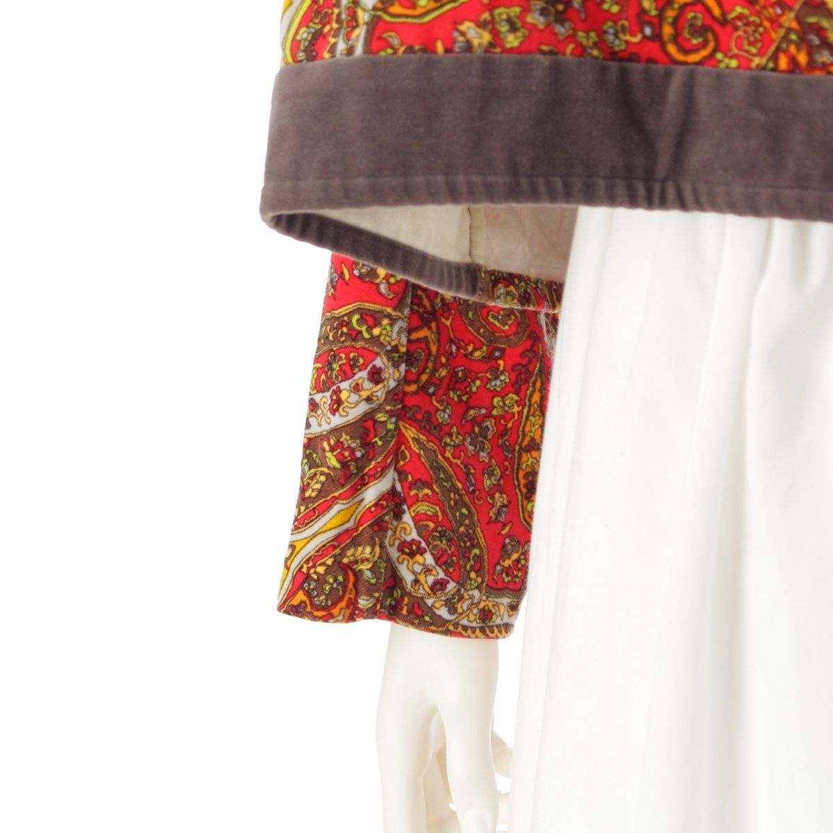 コムデギャルソン AD1999 ベロア 総柄 変形 テーラードジャケット GJ