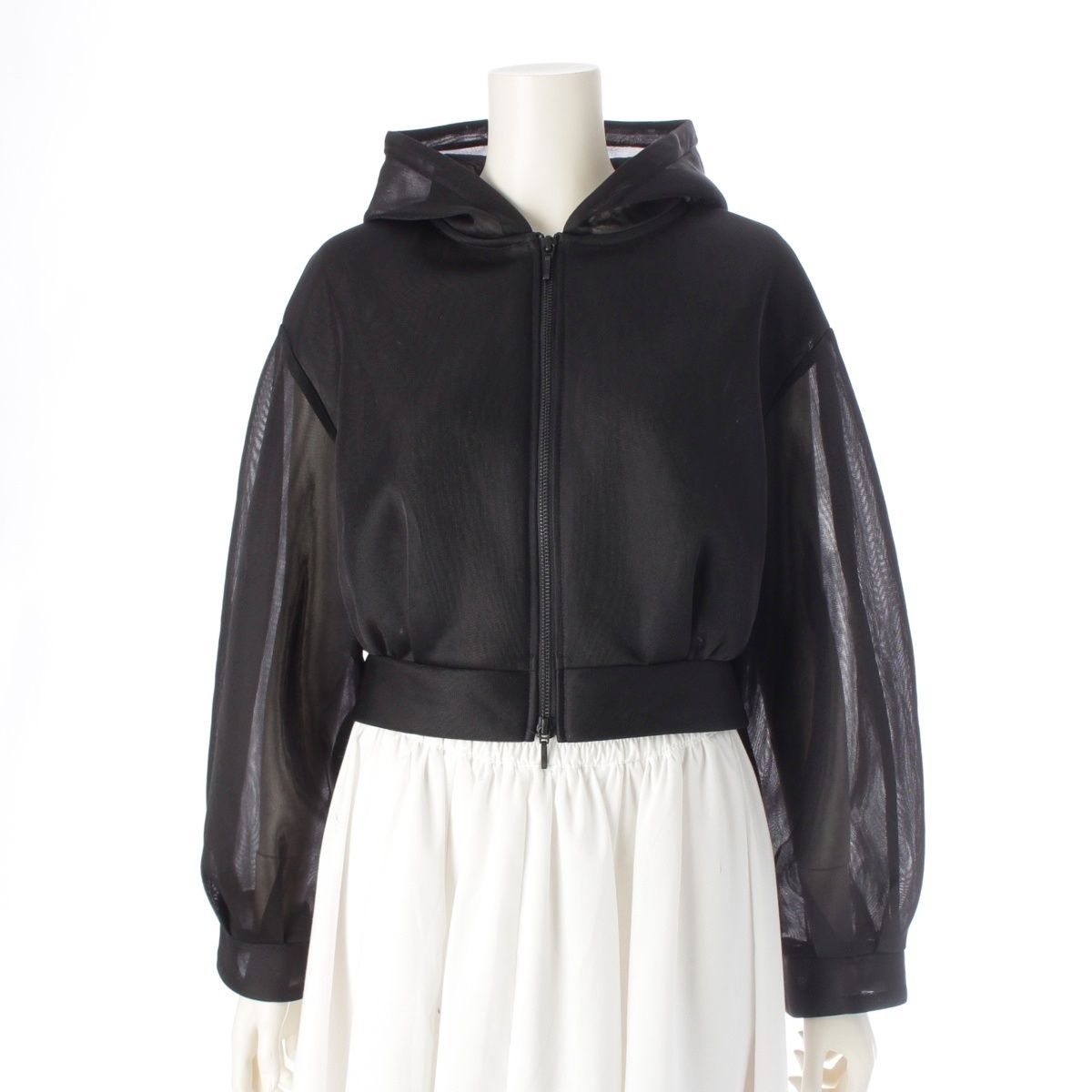 メゾンドドルチェ maison de Dolce. クロップド丈 ジップアップ