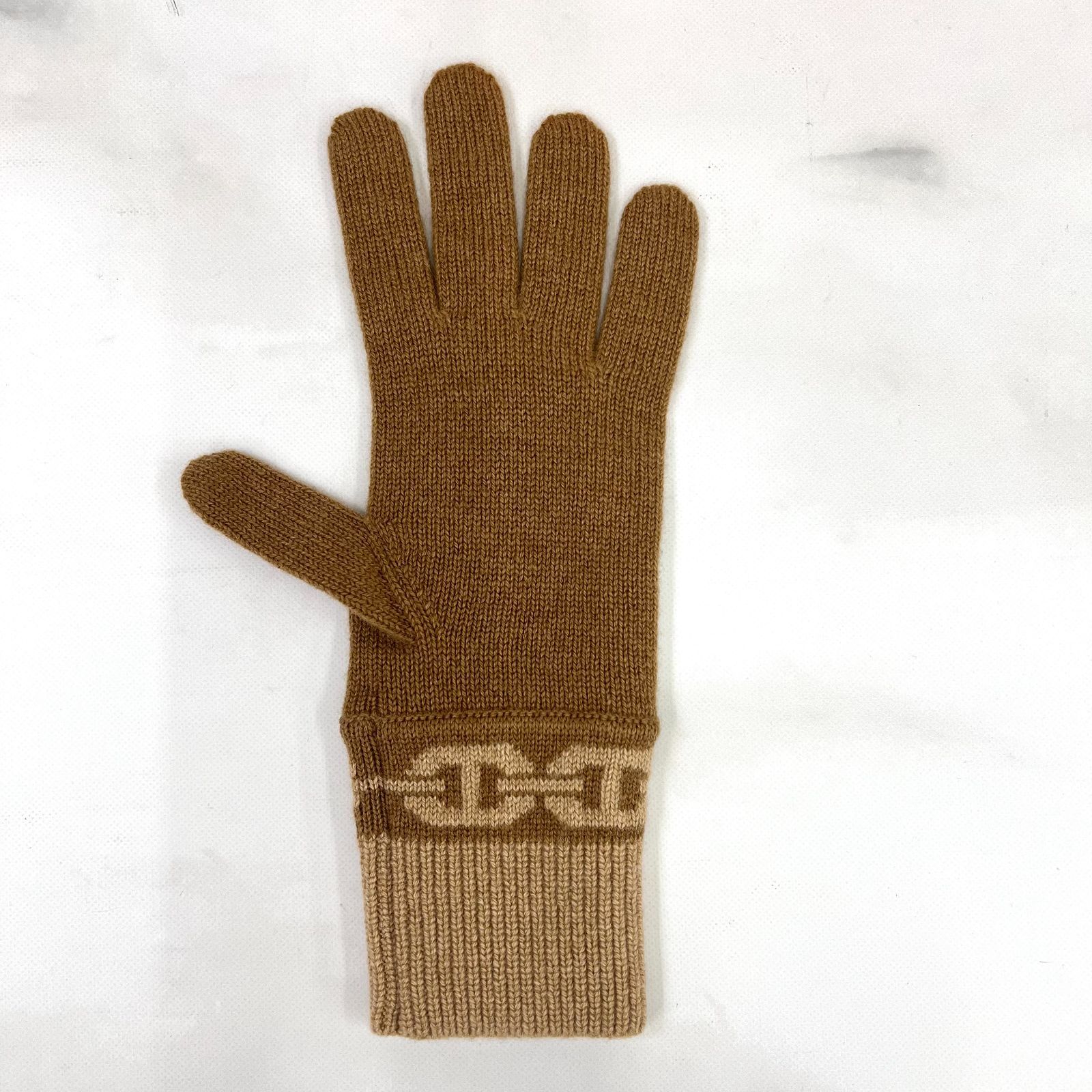 HERMES エルメス　国内百貨店購入　ニット手袋　ヘヴン　新品未使用 鑑定済み【 新品未使用 】エルメス 《 ヘヴン 》 Sサイズ ベージュ