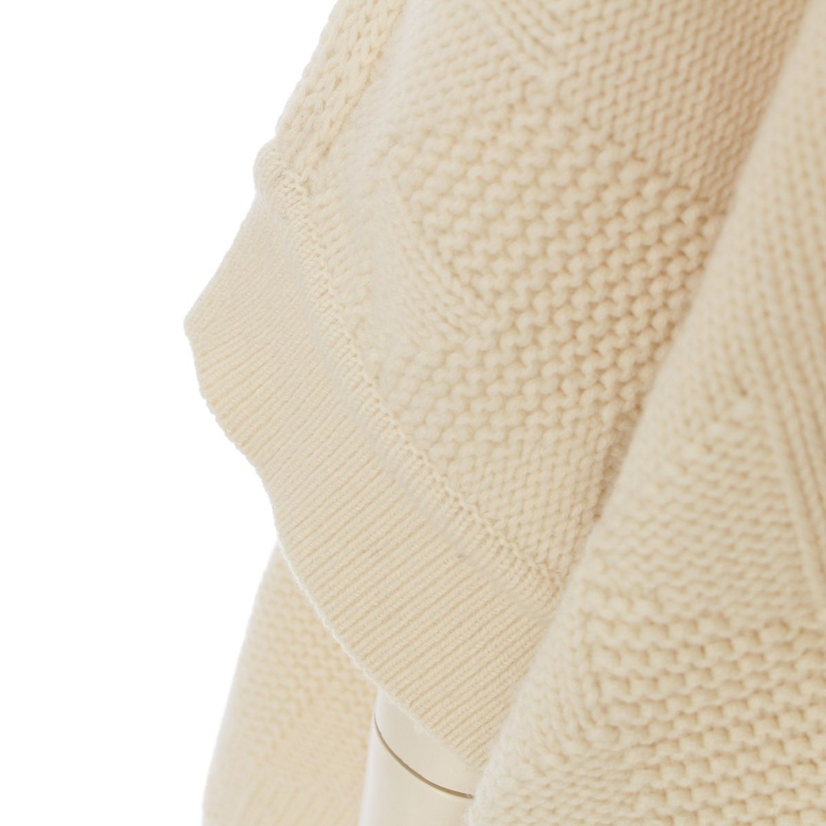 エルメス 23AW ウール ニット セーター Hモチーフ ポンチョ 3H2602D4  