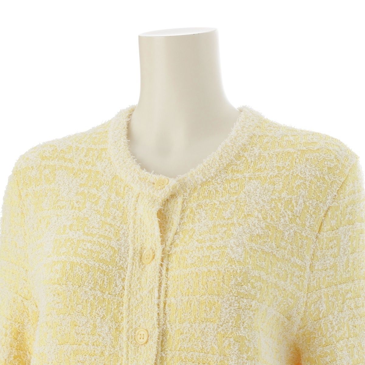 ジバンシー レーヨン 4Gモチーフ クルーネック カーディガン  