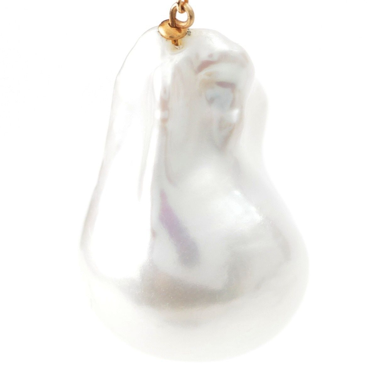 Bijou de M ビジュードエム バロックパール チェーン ピアス