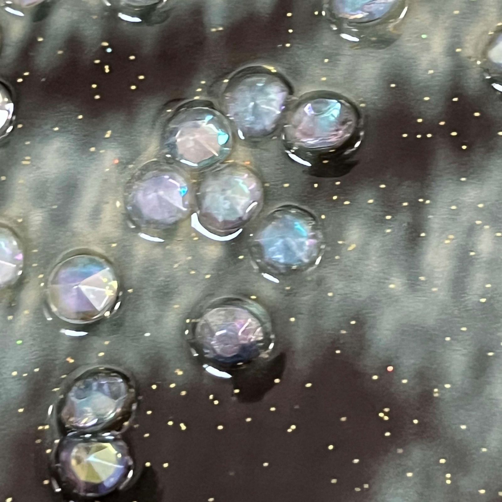 T クリスタルアートパネル 水晶絵 水晶パネル豹 パンサー 虎