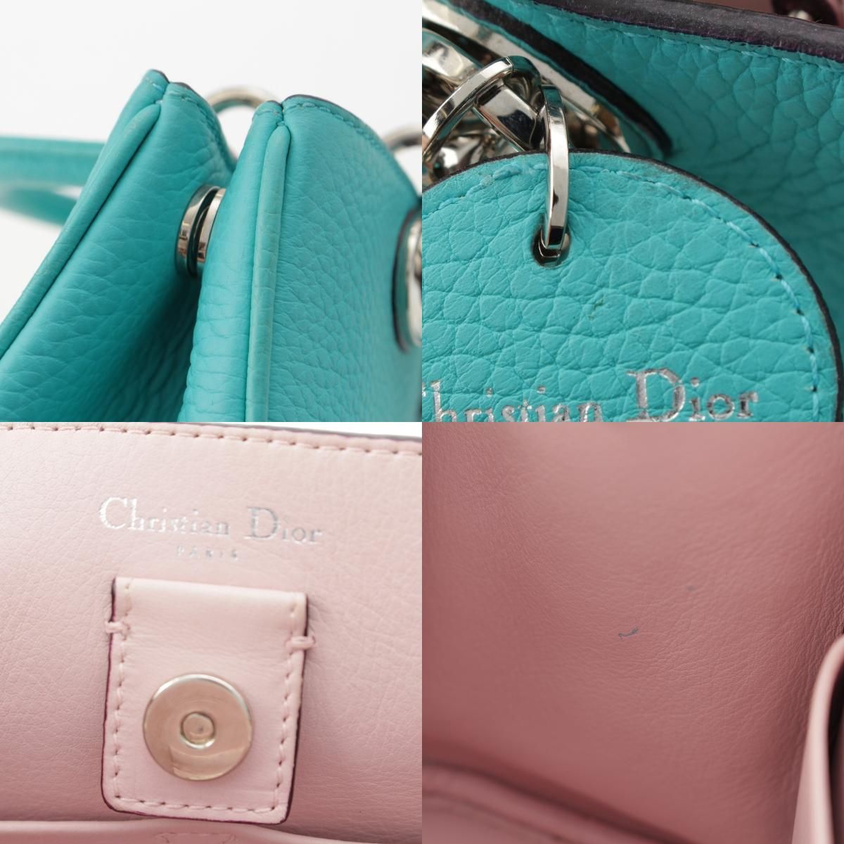 ディオール ディオリッシモ レザー 2WAY ショルダー ハンドバッグ  