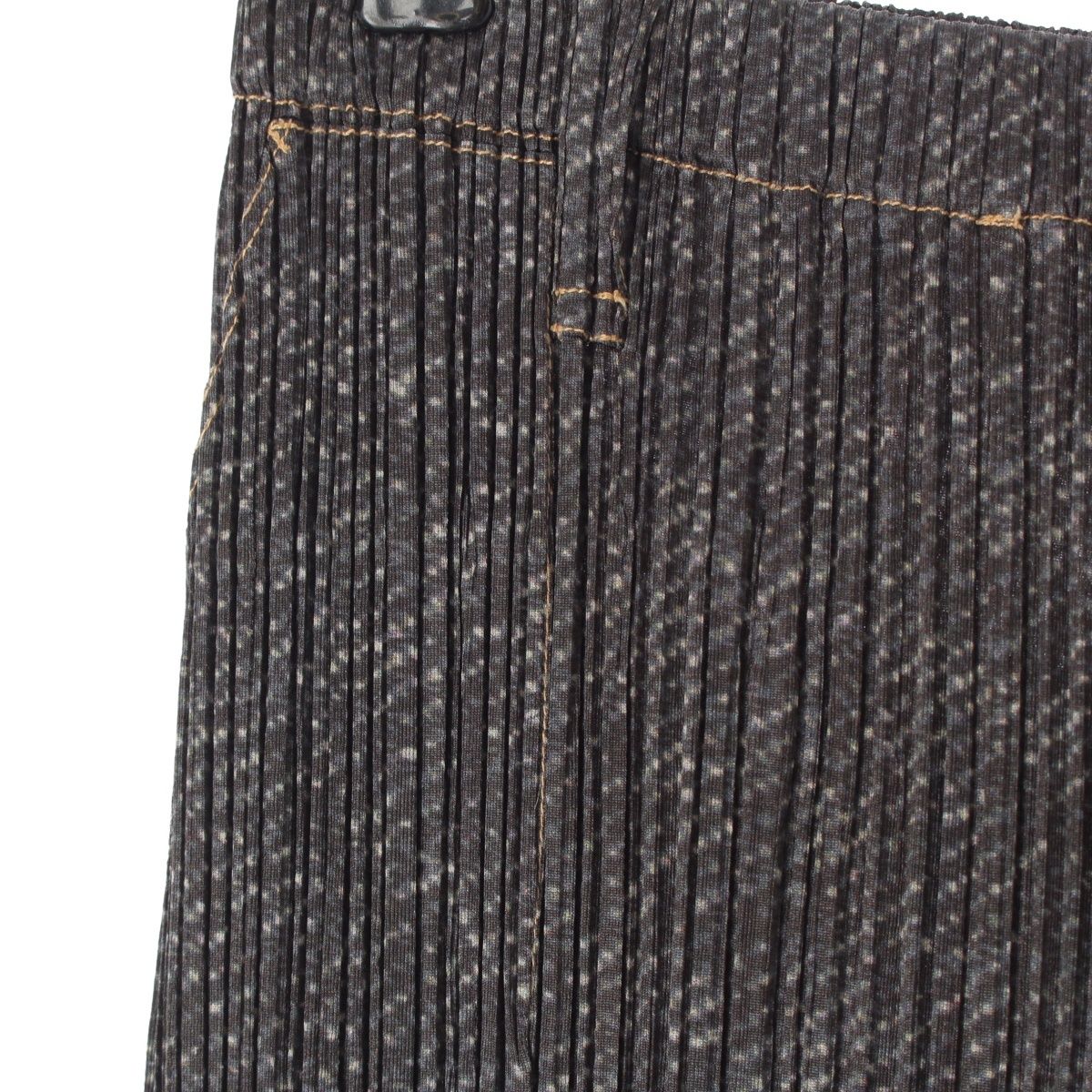 プリーツプリーズ イッセイミヤケ デニム転写 イージー パンツ PP97