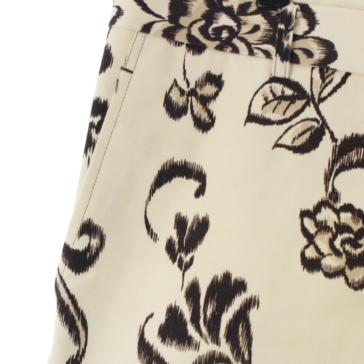 コムデギャルソンオムプリュス AD2021 FLORAL PRINT CROPPED コットン