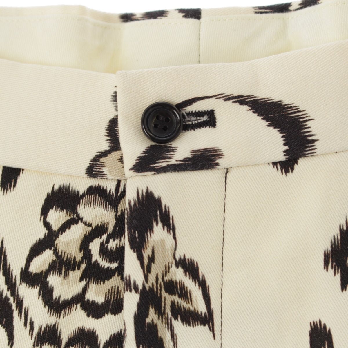 コムデギャルソンオムプリュス AD2021 FLORAL PRINT CROPPED コットン