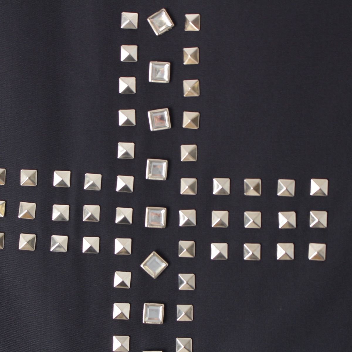 コムデギャルソン AD2000 ウールギャバ キュプラ クロススタッズ  