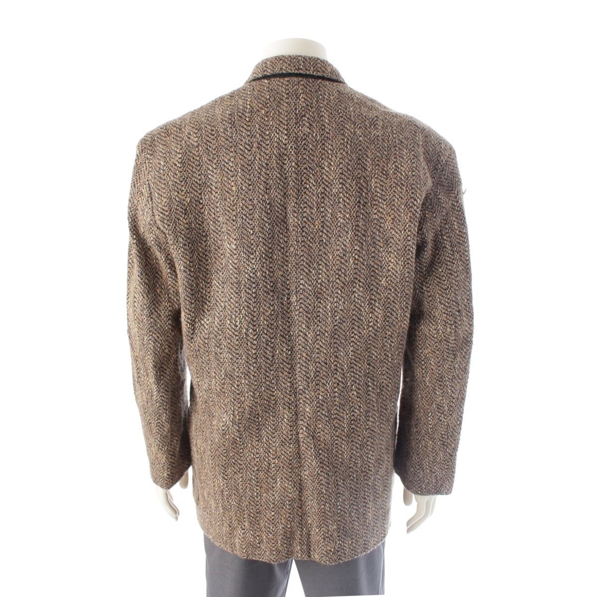 イッセイミヤケ メン 70s ツイード 初期タグ 2B テーラードジャケット