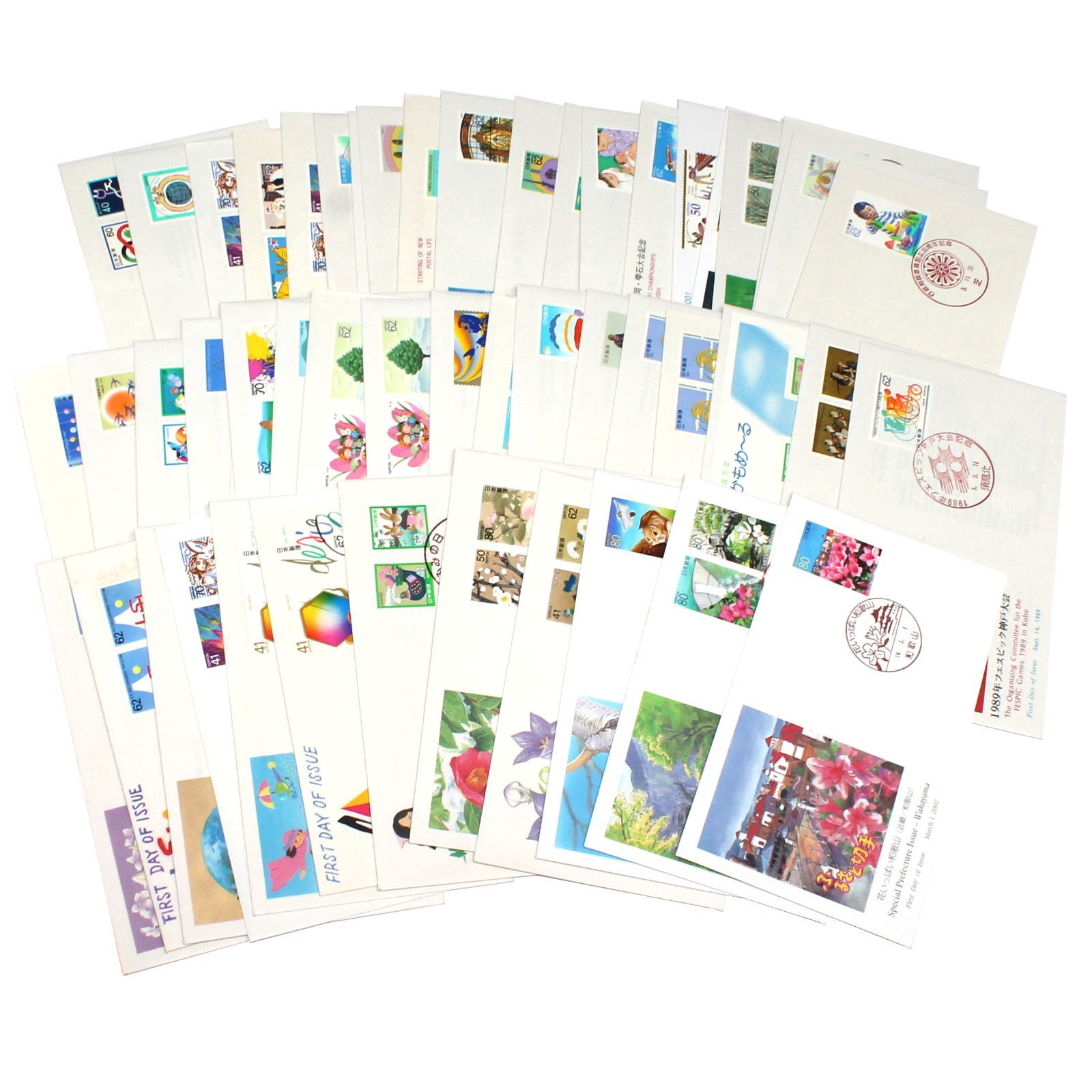 大量350枚】日本切手 初日カバー FDC まとめ売り 昭和〜平成 記念切手