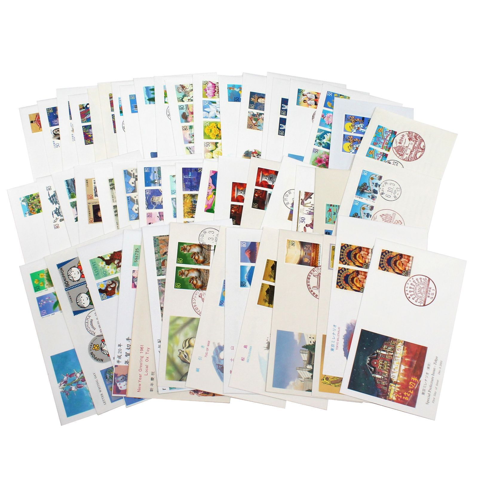 ふるさと切手 　初日カバー 　FDC　　合計73枚 大量350枚】日本切手 初日カバー FDC まとめ売り 昭和〜平成 記念切手