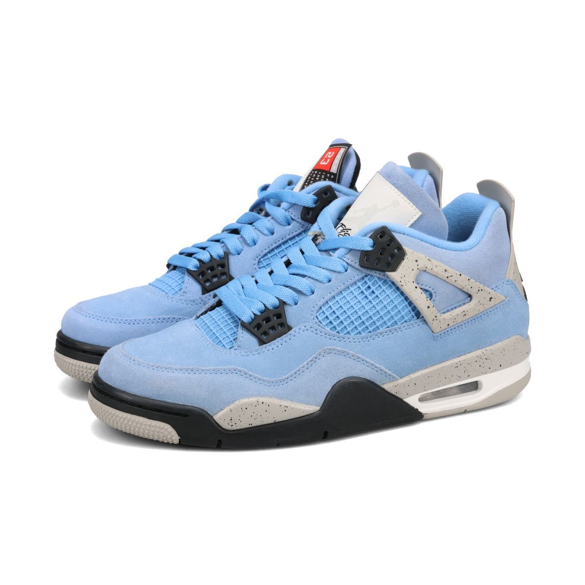 NIKE AIR JORDAN 4 RETRO UNIVERSITY BLUE/TECH GREY/WHITE/BLACK US8 