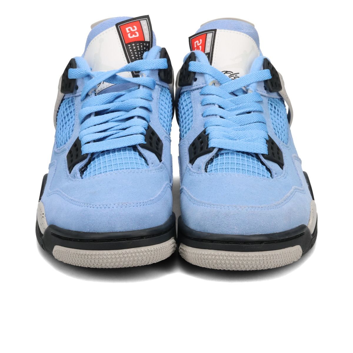 NIKE AIR JORDAN 4 RETRO UNIVERSITY BLUE/TECH GREY/WHITE/BLACK US8 