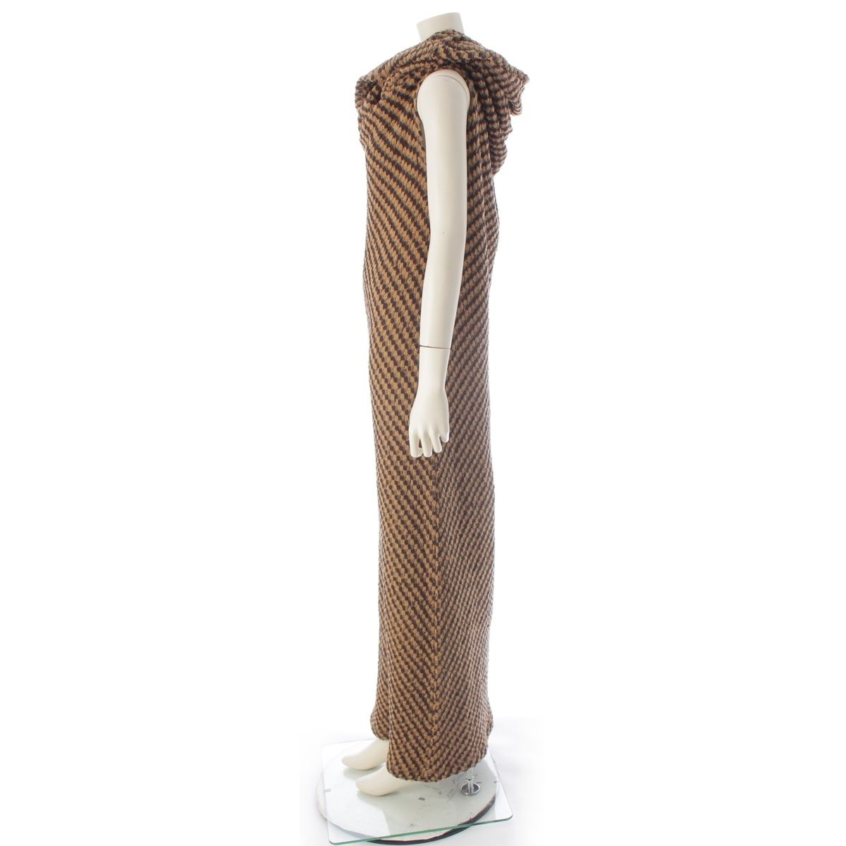 イッセイミヤケ 80s 1984年 コットン 筆タグ 変形 ロング筆タグ 変形