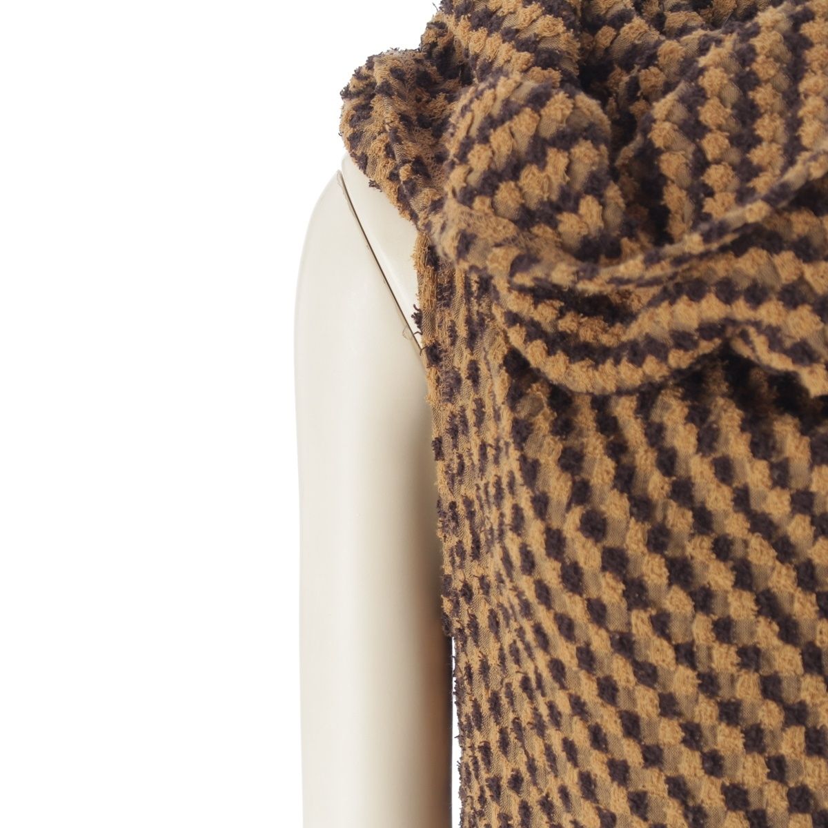 イッセイミヤケ 80s 1984年 コットン 筆タグ 変形 ロング筆タグ 変形