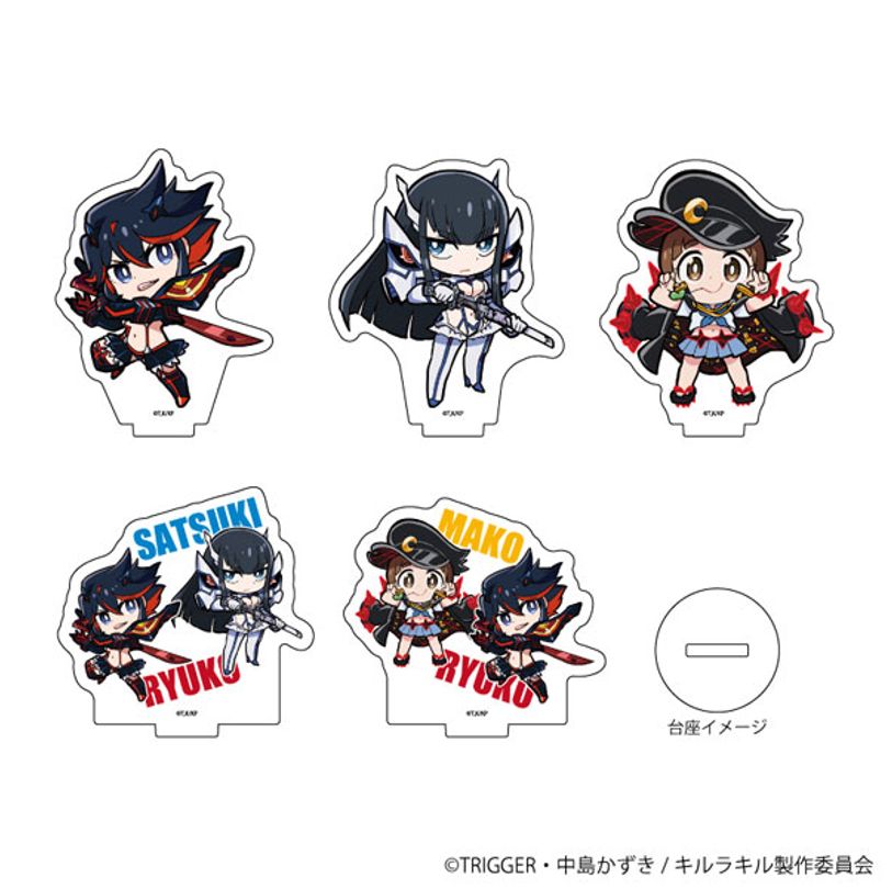 アクリルぷちスタンド「キルラキル」01/描き下ろしイラスト 全5種