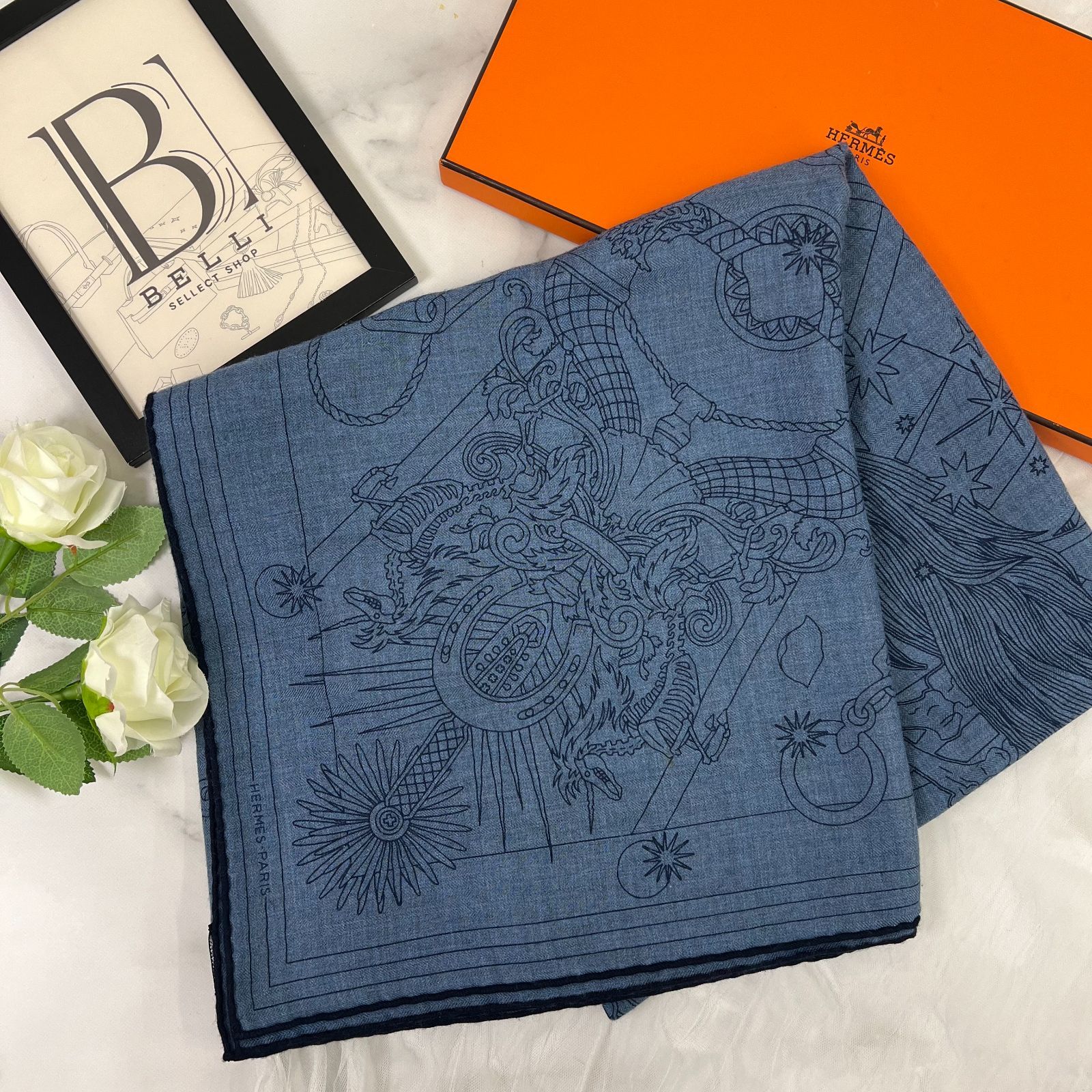 鑑定済み 】エルメス カレジェアン 140 《 C'est La Fete