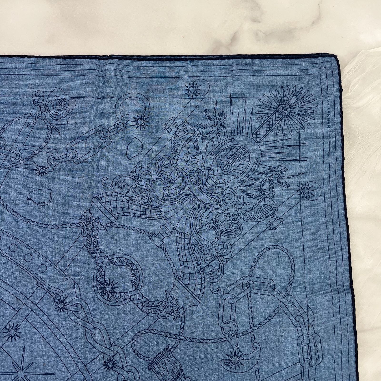 鑑定済み 】エルメス カレジェアン 140 《 C'est La Fete