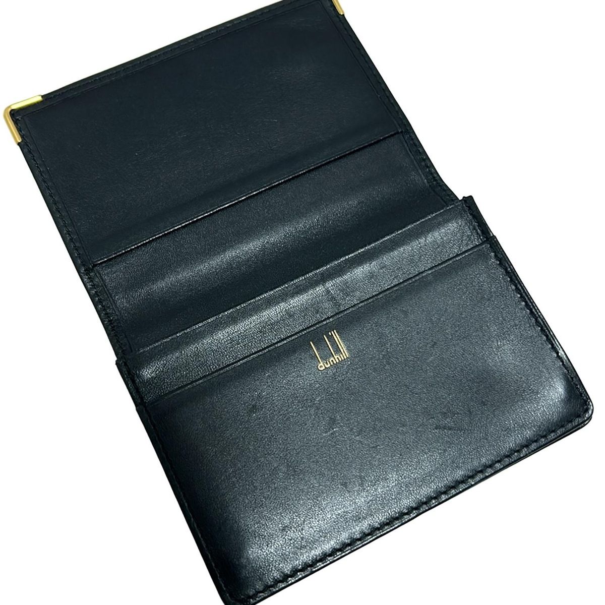 dunhill/ALFREDDUNHILL(ダンヒル) 名刺入れ - 黒 レザー - メルカリ