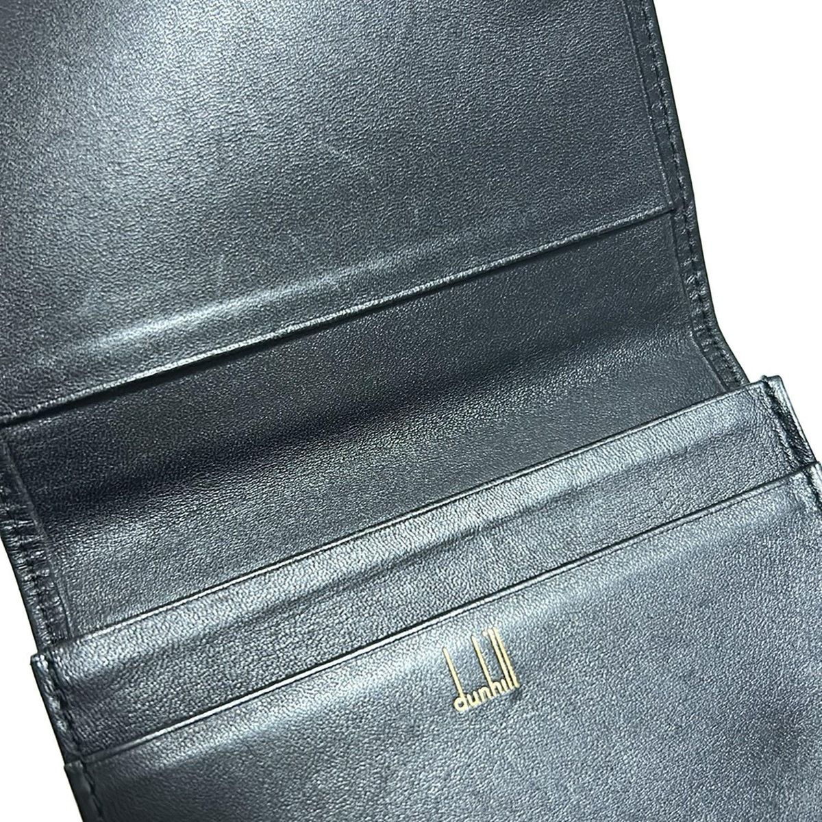 dunhill/ALFREDDUNHILL(ダンヒル) 名刺入れ - 黒 レザー - メルカリ