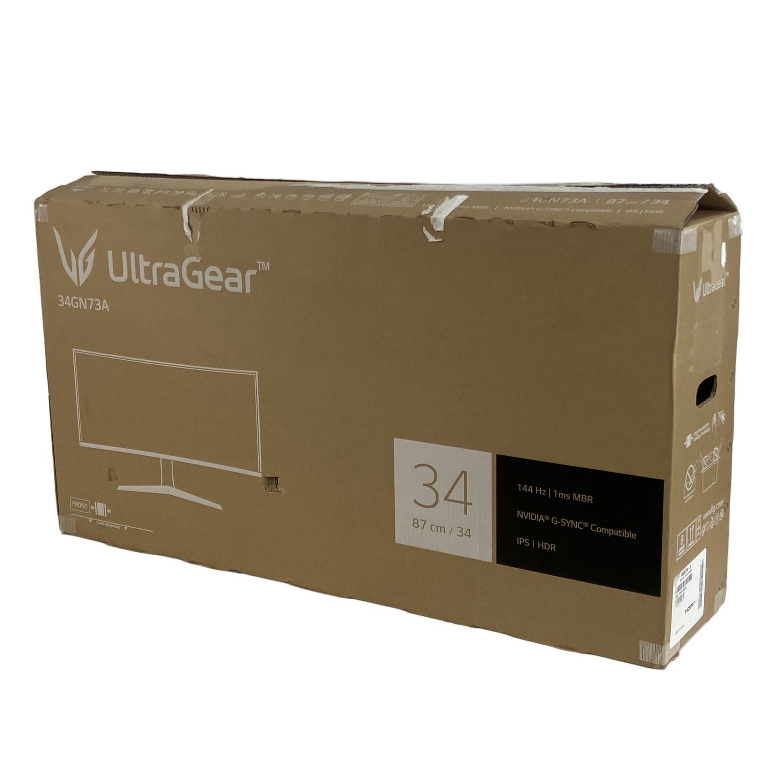 LG 34GN73A-B 34型 ウルトラワイド 曲面 ディスプレイ モニター