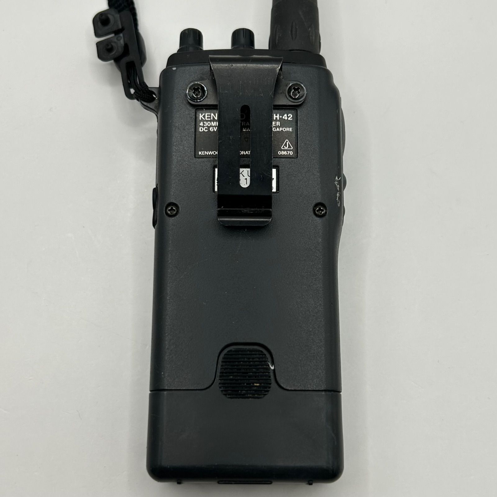 アマチュア無線機　kenwood ＴＨ-4２ ジャンク品】KENWOOD TH-42 トランシーバー 無線機 - メルカリ
