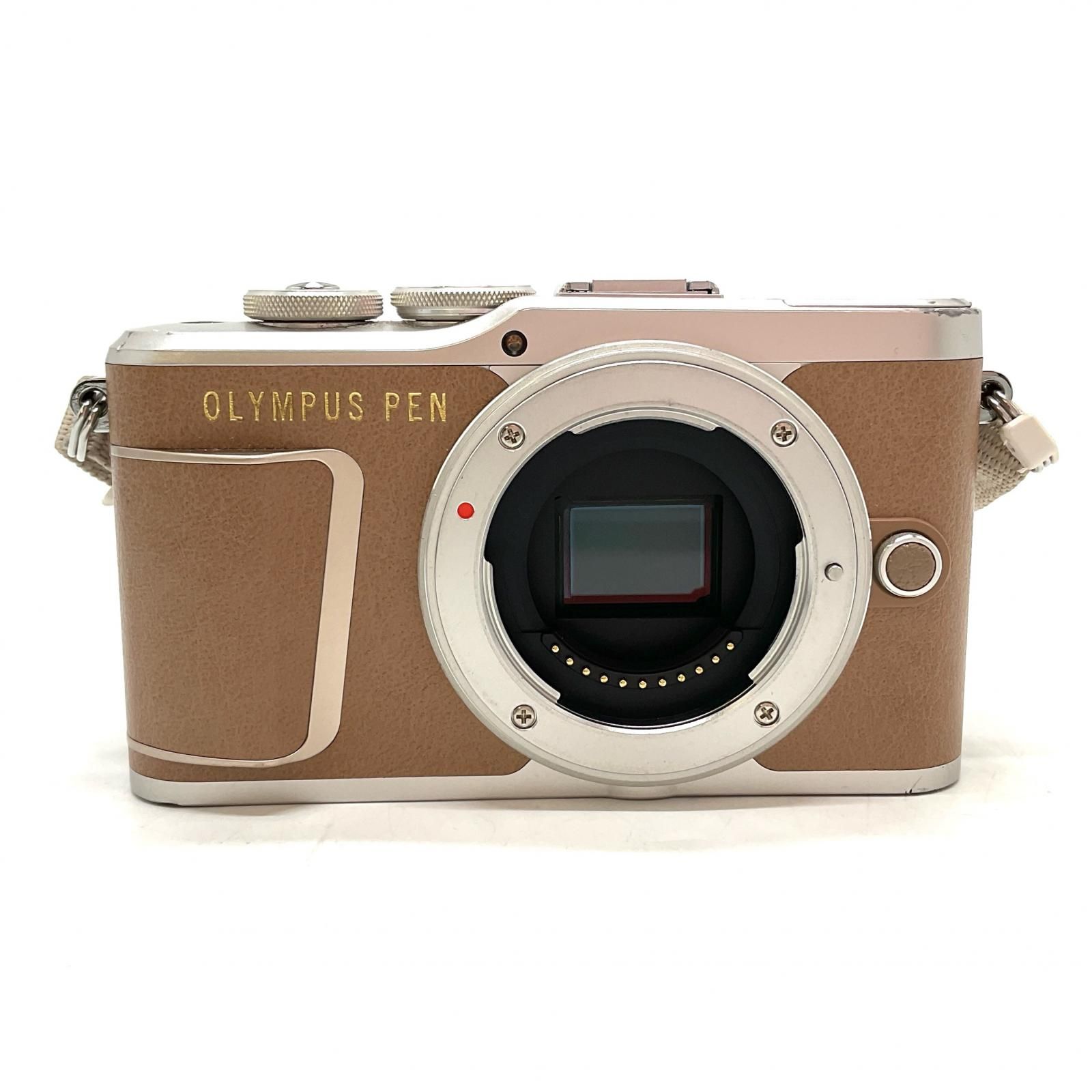 OLYMPUS デジタル一眼 PEN E-PL9 EZダブルズームキット [ブラウン