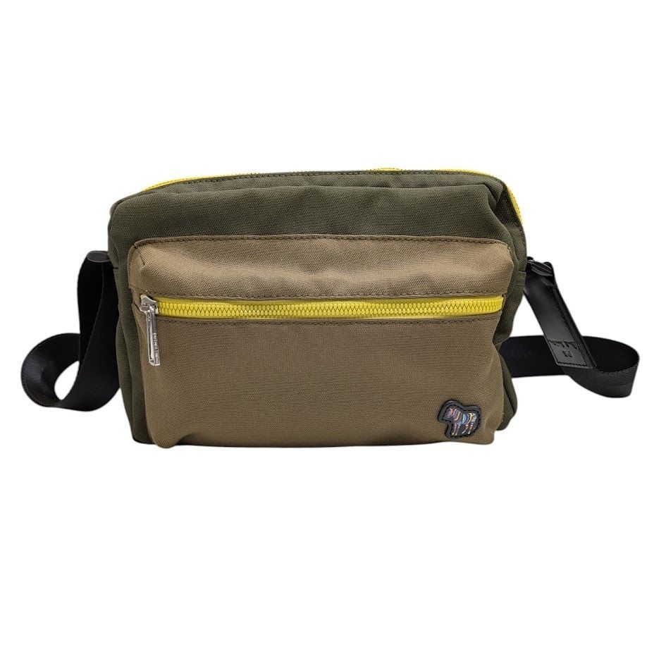 Paul Smith ポールスミス ゼブラ ショルダーバッグ BZEBRA カーキ