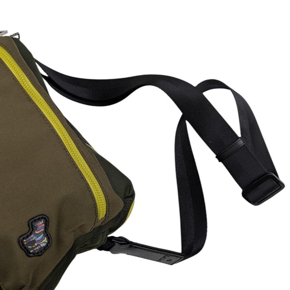 Paul Smith ポールスミス ゼブラ ショルダーバッグ BZEBRA カーキ