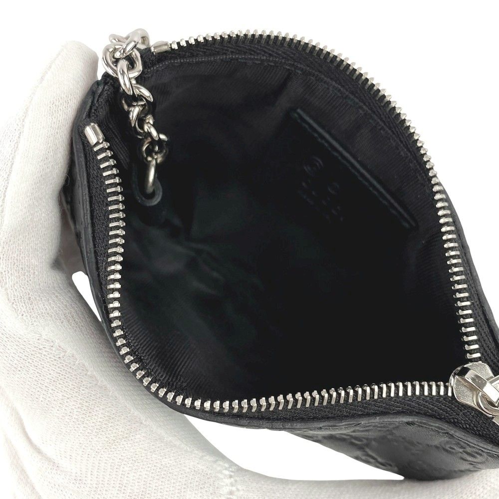 グッチ □未使用□ マイクロ キーリング付きコインケース キーケース