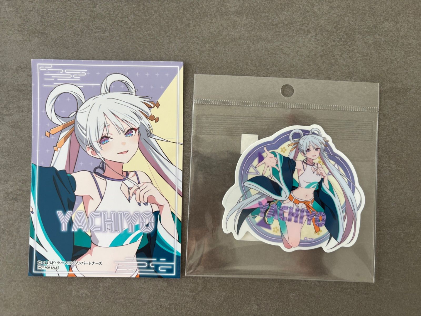 超かぐや姫！ アニメイト ステッカー 特典 ブロマイド 月見ヤチヨ