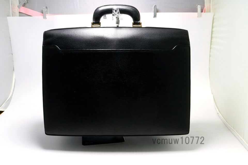 □LOEWE アナグラムロゴ レザー ビジネスバッグ ブリーフケース ロエベ