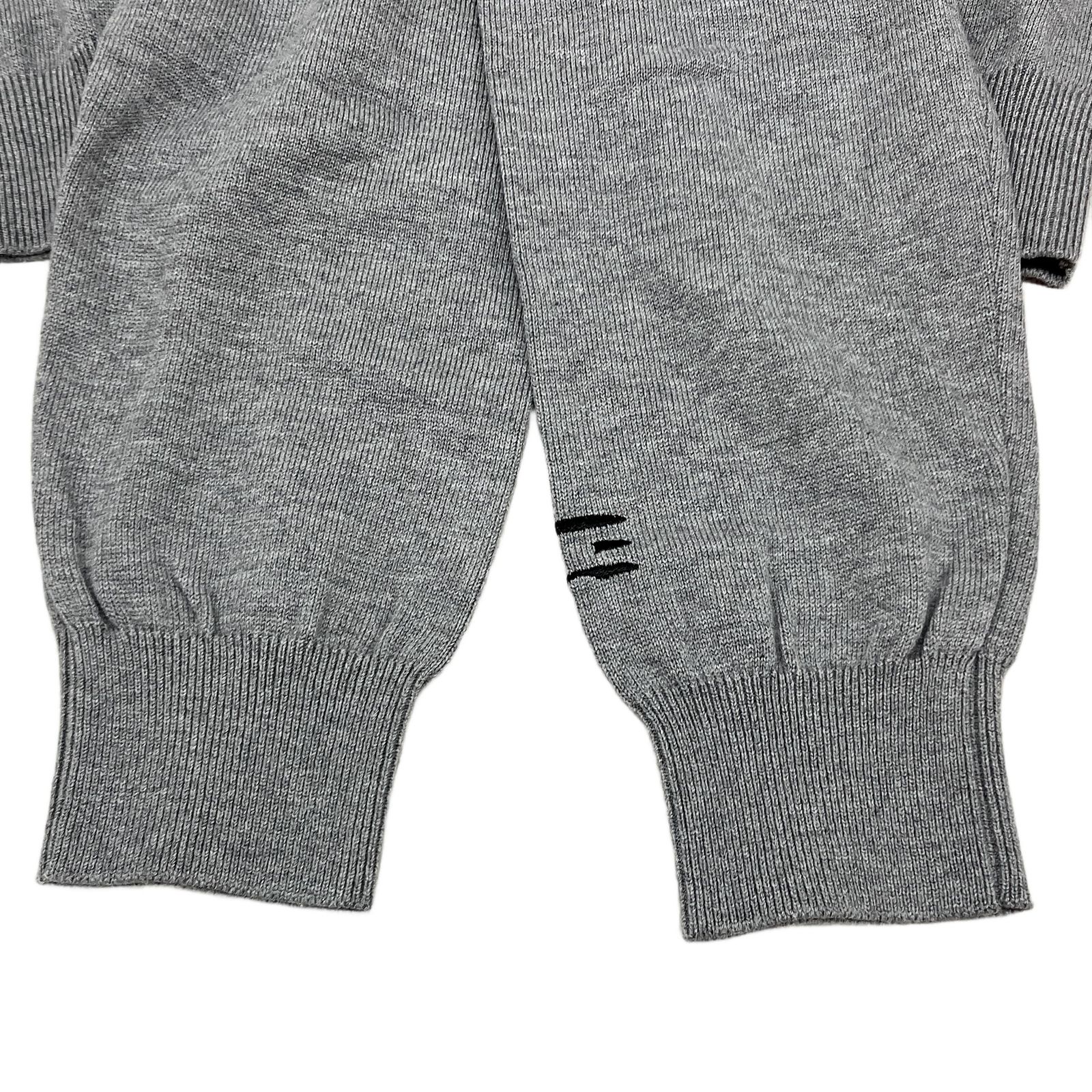 FIDES GOLF G02-001 ゴルフウェア ニット 長袖 Sサイズ グレー 中古