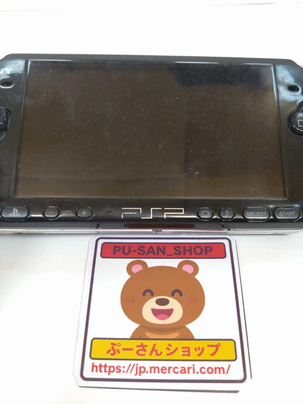 ソニー PSP-3000 ブラック ウイニングイレブン モデル 本体のみ 動作 