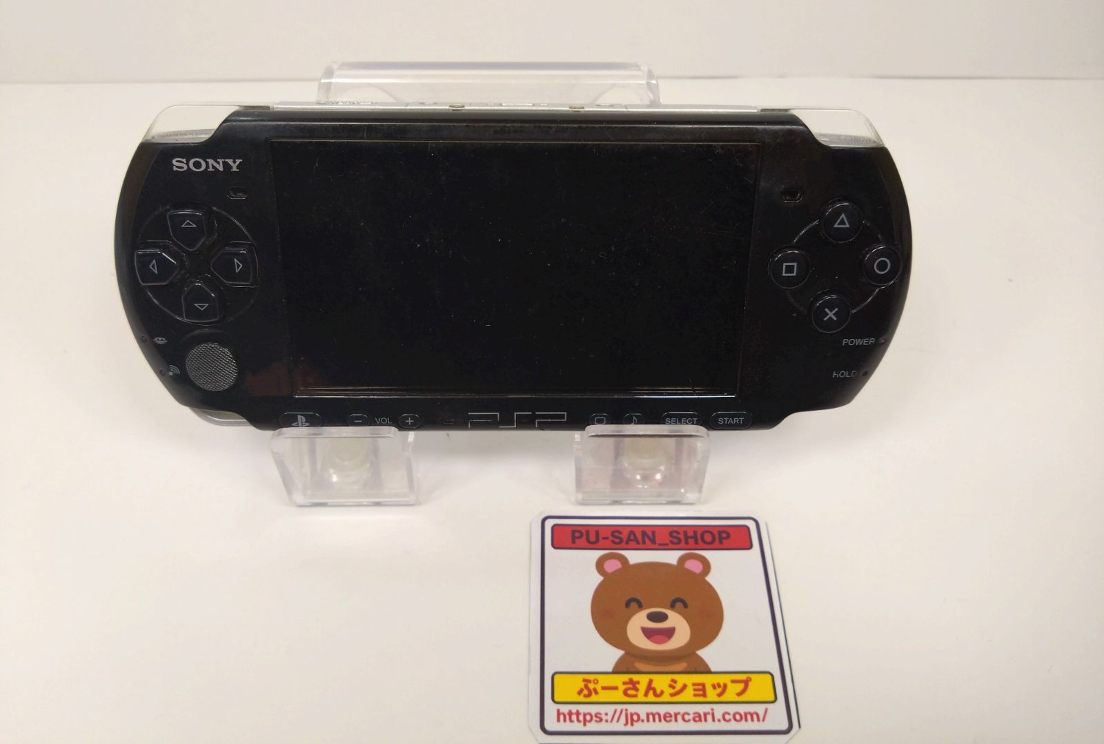 ソニー PSP-3000 ブラック ウイニングイレブン モデル 本体のみ 動作