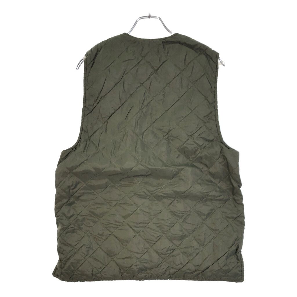 00年代 Barbour バブアー QUILTED WAISTCOAT キルテッドウエストコート キルティングベスト オリーブ(メンズ 40)中古 古着 X2717 00年代 Barbour バブアー QUILTED WAISTCOAT キルテッドウエストコート