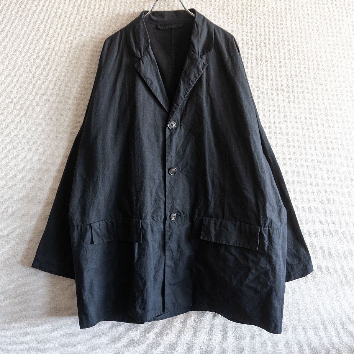 美品】 CASEY CASEY 【COTTON WASABI COAT】S ワックスコットン コート