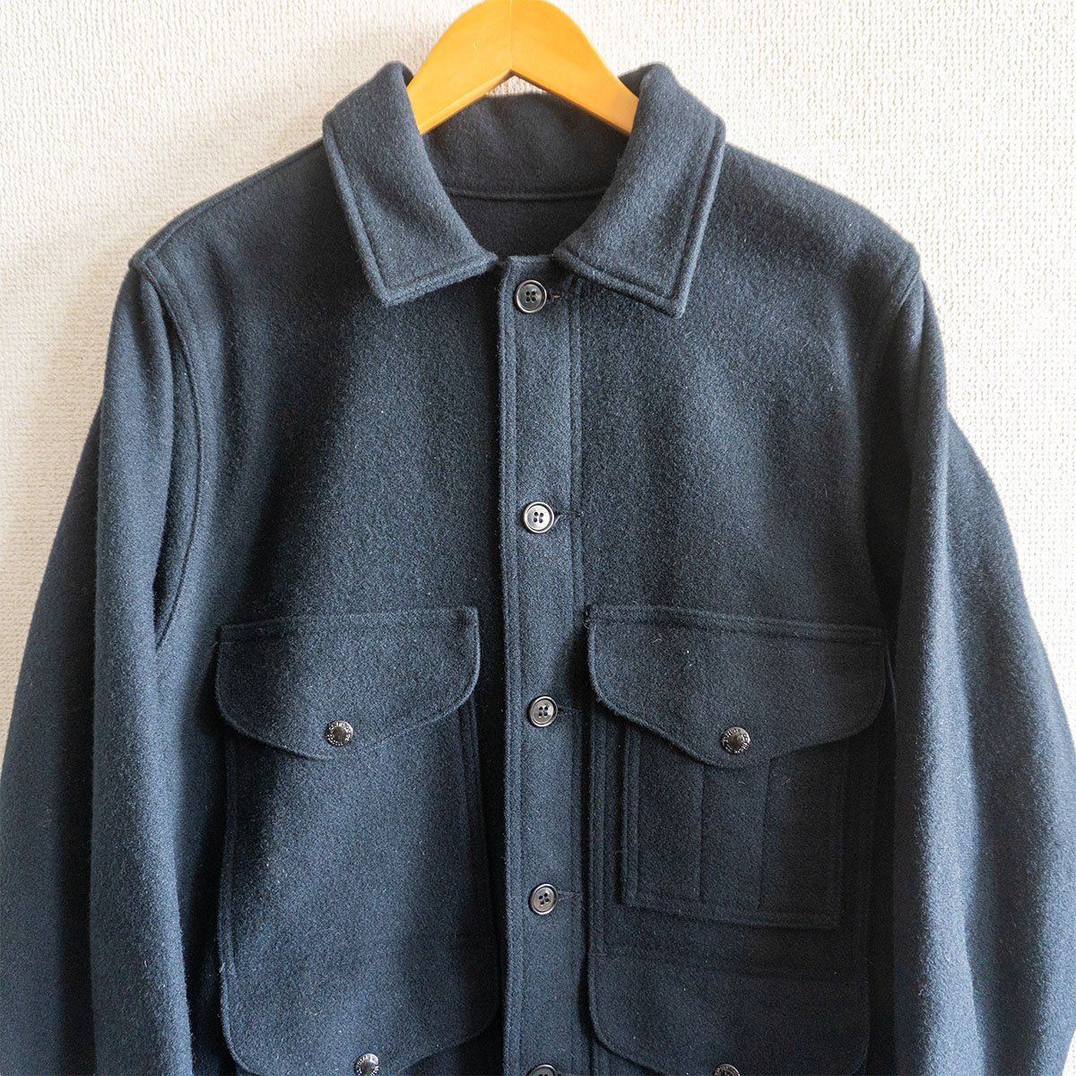 美品】FILSON【マッキーノクルーザージャケット】36 ブラック USA製 