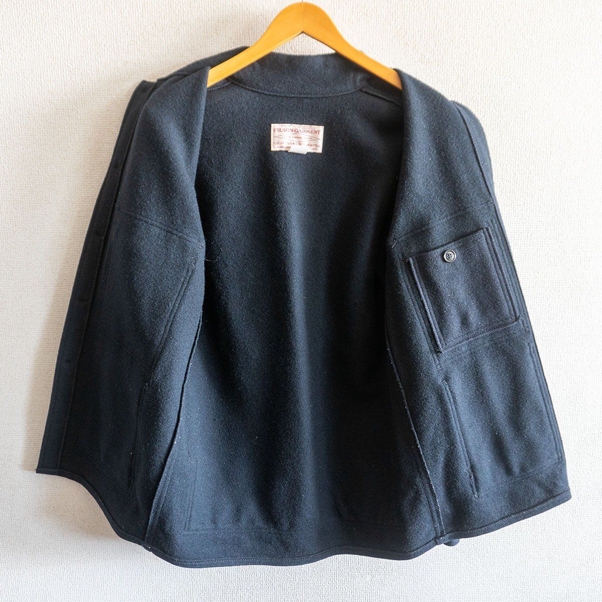 美品】FILSON【マッキーノクルーザージャケット】36 ブラック USA製 