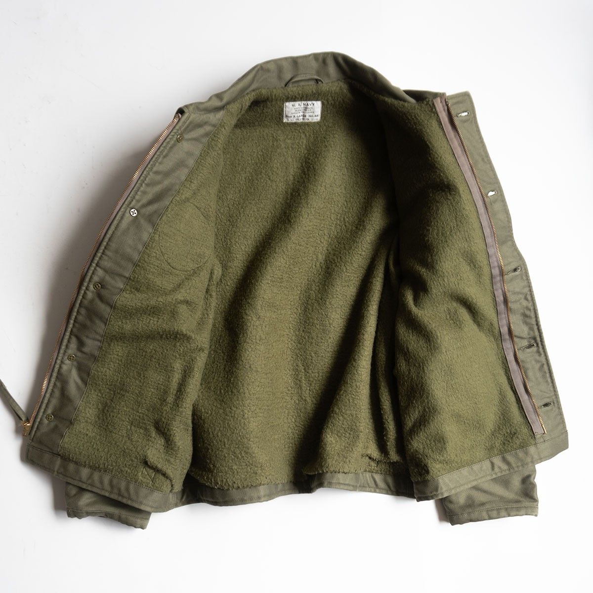 極美品/ビッグサイズ46-48】THE REAL McCOY'S 【US NAVY A-2 DECK