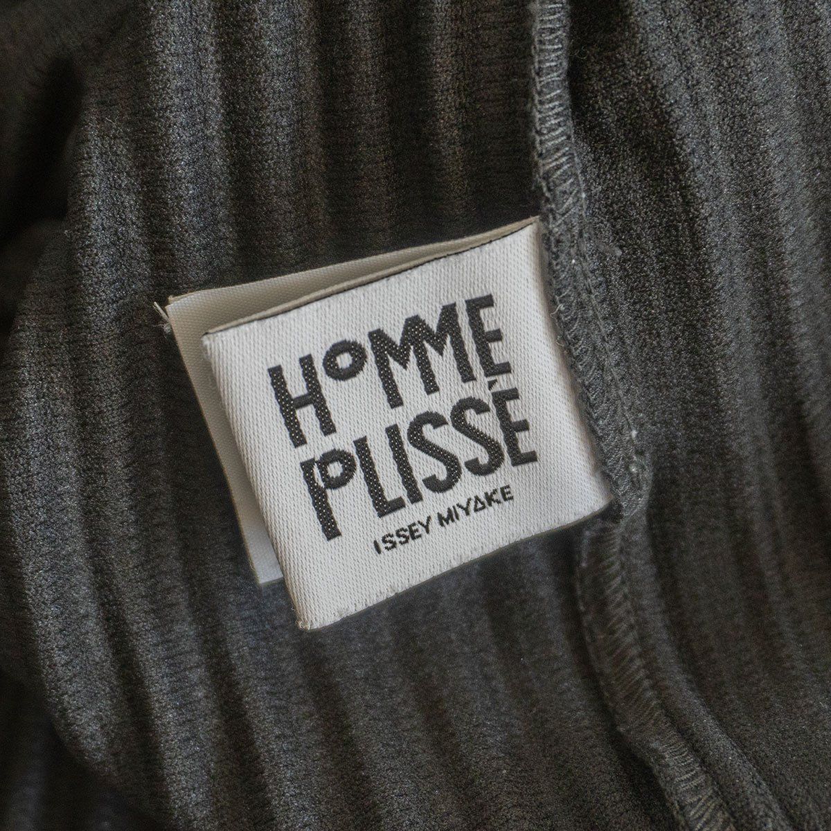 美品】 HOMME PLISSE ISSEY MIYAKE【プリーツ ポロシャツ】3 ブラック