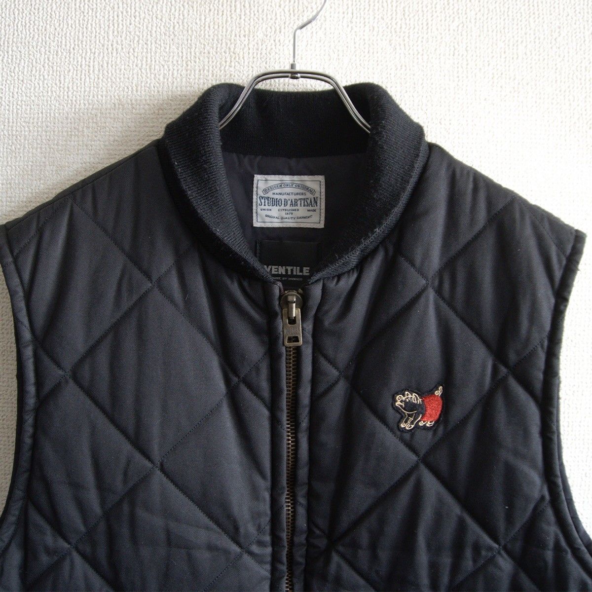 ビッグサイズ44】STUDIO D'ARTISAN【ベンタイル キルティングベスト
