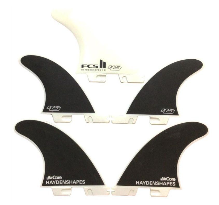 FCS II HAYDENSHAPES M 1ラウンド使用 極美品 FCS II HAYDENSHAPES M