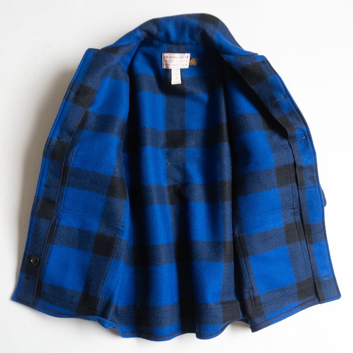 美品】FILSON【ダブルマッキーノ クルーザー ジャケット】40 ブルー