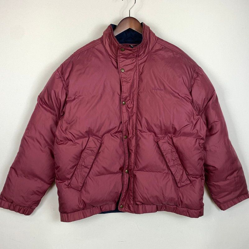中古品】L.L.Bean エルエルビーン 90's REVERSIBLE DOWN JACKET 90年代